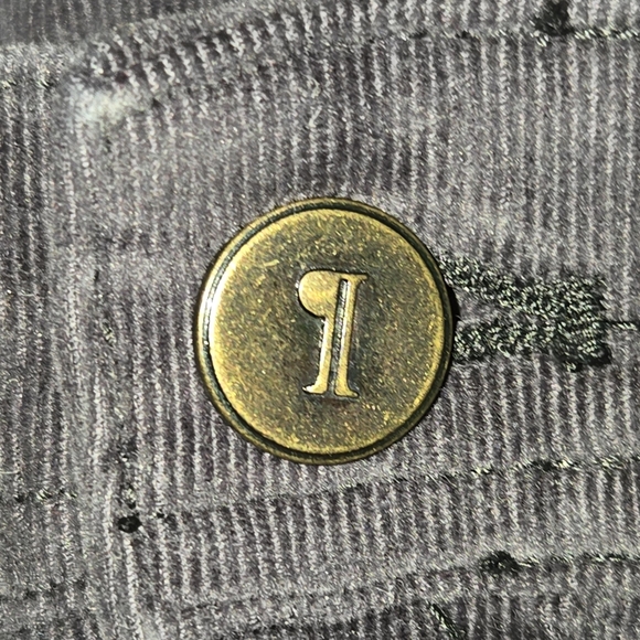 Pilcro and the Letterpress Serif Charcoal Gray Stretch Skinny Fit Cords Size 30 - Picture 5 of 14